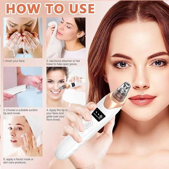 DermaGlow™ 5-in-1 Blackhead Vacuum Pore Cleaner